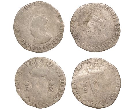 Elizabeth I (1558-1603), First issue (1558), Groats (2), both mm. rose, bust 1F, readings uncertain, 2.90g/3h, 2.34g/2h (S 65