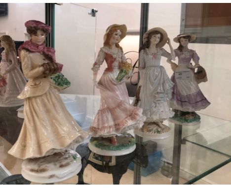 Royal Worcester figures: "Four Seasons"