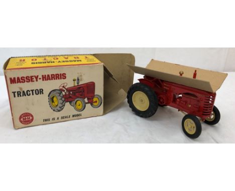 A large boxed Lesney Massey Harris tractor (mint)