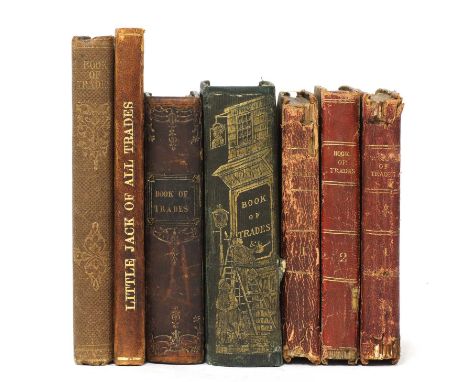 BOOK OF TRADES: 1- 1839, 5th. Edn. 386pp, complete with a frontis, engraved title page plus 18 plates; 2- SPCK, no date. With