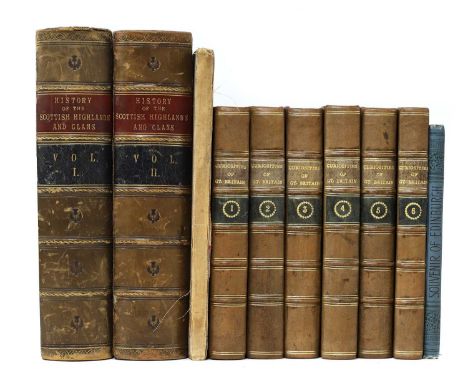 The Curiosities, Natural and Artificial, of the Island of Great Britain, 6 vols, R Swagg, no date, c1780. With numerous plate