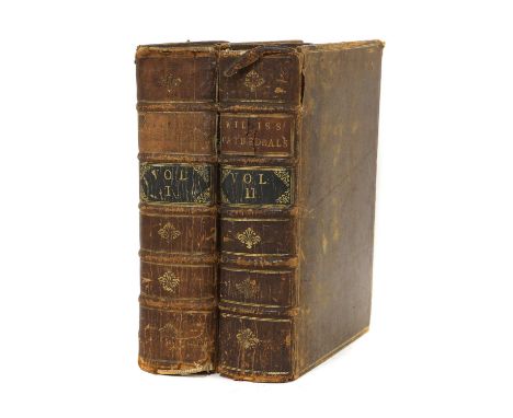 Willis, Browne: 1- A Survey of the Cathedrals of Lincoln, Ely, Oxford and Peterborough. Gosling, 1730; 2- A Survey of the Cat