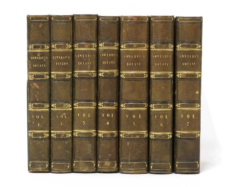 Smith, J E &amp; J Sowerby (ill): English Botany; or Coloured Figures of British Plants, volumes 1-7. Richard Taylor, vol.1 n