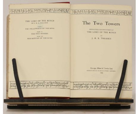 TOLKIEN, J. R. R: The Two Towers (Vol. 2 of the Lord of the Rings). George Allen and Unwin, 1954, 1st. edn. Covers rubbed &am