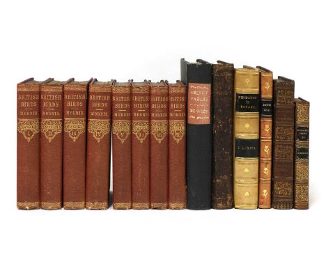 Morris, F O: A History of British Birds. Only 7 of 8 volumes (lacking vol. 2). Groombridge, nd, C1880, All 311 colour plates 