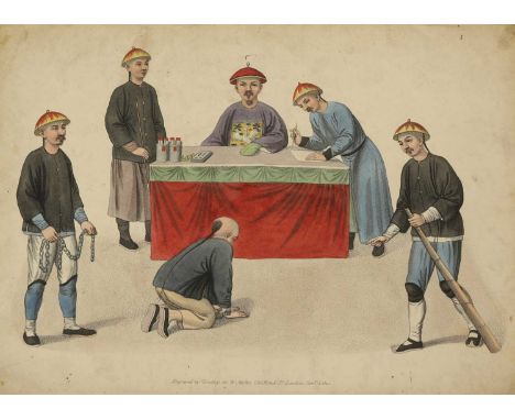 Mason, George H: The Punishments of China, Illustrated by Twenty-Two Engravings: with Explanations in English and French. W M