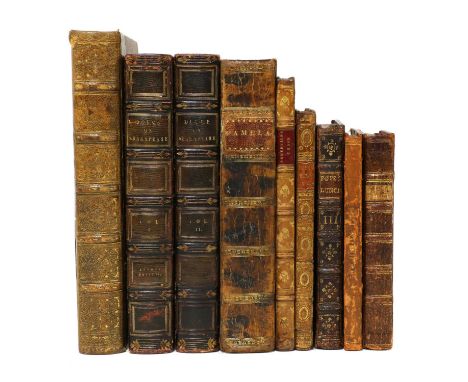 POPE, A: 1- THE DUNCIAD. An heroic poem. To Dr. Jonathan Swift.. L Gilliver, 1736. With a frontis plate. 263pp. Cont. full le