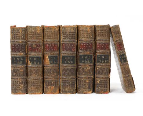 The Beauties of Nature and Art Displayed in a Tour Through the World. Thirteen volumes bound in Seven. G Robinson, 1774-75. W