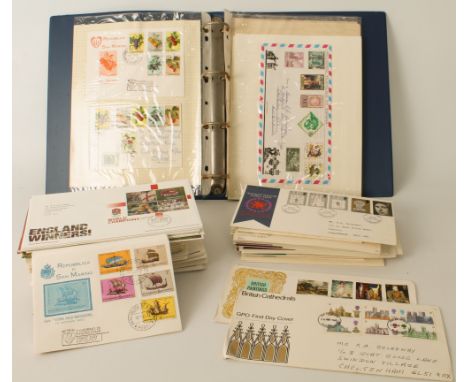 120 GB first day covers and 21 San Marino FDCs: 1965-1971: 46 GB 1972-1982: 63 GB 2003-2005: 11 GB 1963-1980: 6 San Marino an
