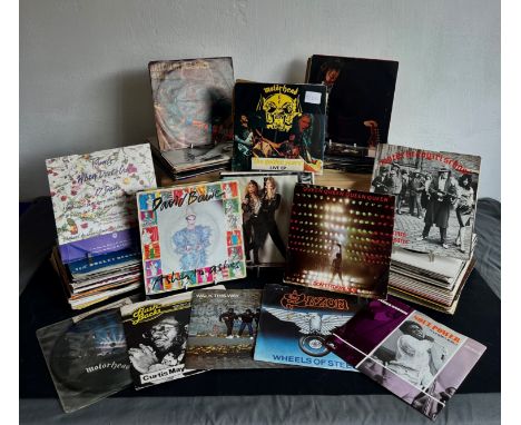 Records: a collection of 7in vinyl singles - rock and pop, mainly 1980s, including Motorhead (x3) including a picture disc; P