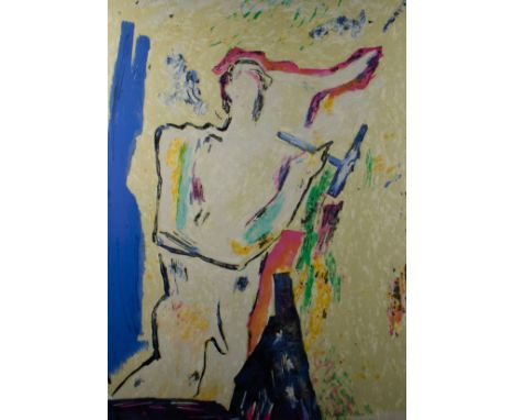 Jean Bilquin (1938) No title. Lithograph 61/100. Signed. Zonder titel. Lithografie 61/100, gesigneerd. 70 x 50 cm