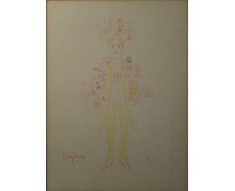 James Ensor (1860-1949) Titled 'Corylopsis'. La Gamme d''amour. Lithograph T140/9. Getitled 'Corylopsis'. La gamme d'amour. L