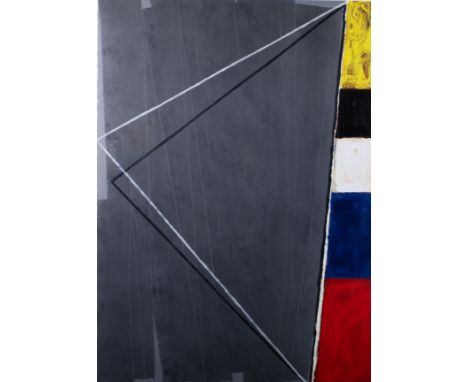 Hugo Duchateau (1938) Offset lithograph + Oil on paper 61/100 . Signed and dated '87. Offset lithografie + olieverf op papier