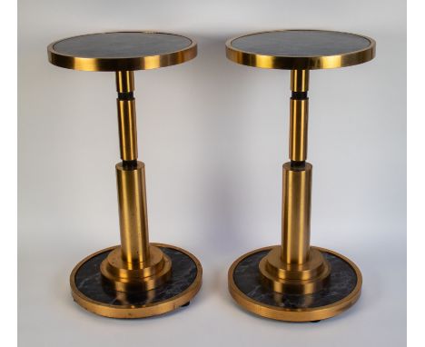 2 console seventies 2 Consoles van de jaren 70. H 63 cm