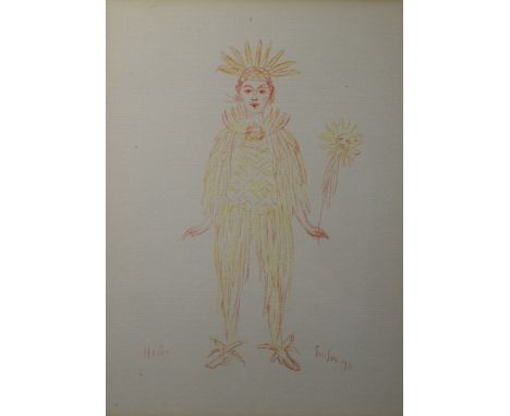 James Ensor (1860-1949) Titled 'Helio'. La gamme d'amour. Lithograph T140/10 Getitled 'Helio'. La gamme d'amour. Lithografie 