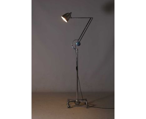 Hadrill & Horstmann, a 'Counterpoise' lamp, mid-20th century, stamped 'British and European Patents Pending', on castors, 168