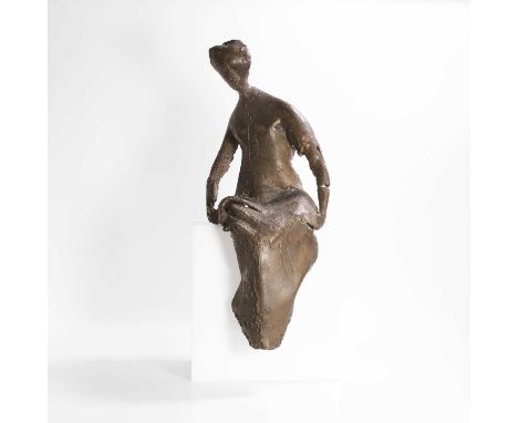 ▲ Philip Turner (1918-1997),  'Perching', bronze, numbered '1/4', on a Perspex cube, 63cm high overall  Provenance: The Reid 