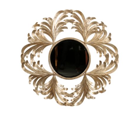 CHRISTOPHER GUY, HARRISON &amp; GIL, AN ART DECO STYLE 'PALM BEACH' GILTWOOD MIRROR 122cm x 122cm