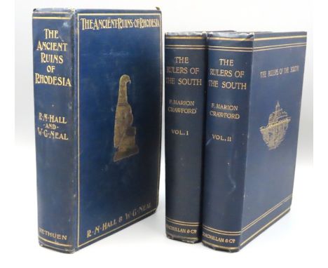 Book: The Ancient Ruins of Rhodesia (Monotape Imperium) by R. N. Hall & W. G. Neal published by Methuen & Co. 36, Essex Stree
