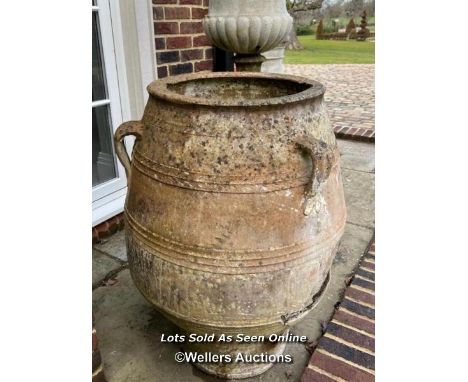 EARLY GREEK POT, 92CM (H), SOME DAMAGE / ITEM LOCATION: LINGFIELD (RH7), FULL ADDRESS WILL BE GIVEN TO SUCCESSFUL BIDDER, COL