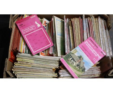 Mixed maps, mainly ordnance survey land danger examples. Not available for in-house P&amp;P 