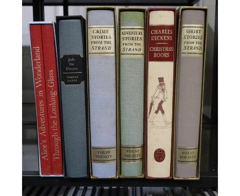 Shelf of Folio Society books. Not available for in-house P&amp;P 