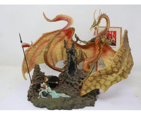 Verbum Magus Dragonsite limited edition figurine, Liberatio 537/2000, sculpted by Andrew Bill, losses to one toe, boxed, H: 2