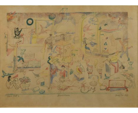 Chris Orr MBE RA (British. b.1943-) Breathlesssigned and dated 'Chris Orr 1969' (lower right); numbered 1/2, artist's proofli