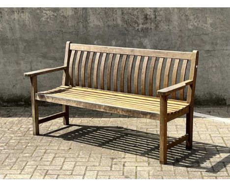 A modern 3 seater garden bench by Bridgman157cm wide