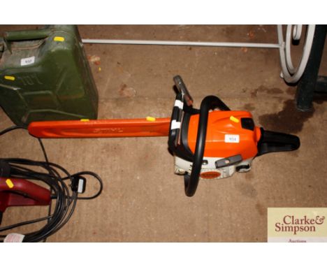 A Stihl chainsaw 