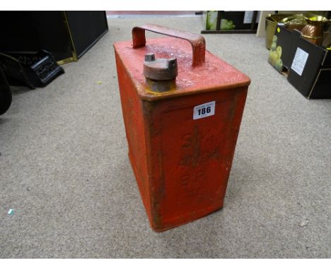 Vintage SM &amp; BP Ltd petrol can with screw cap