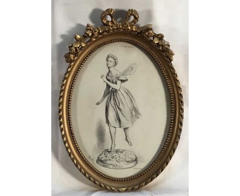 Marie Taglioni, lithograph by Chalon and Lane, 1831, The Ballet Dancer, 23cm x 17cm and one other 35cm x 25cm