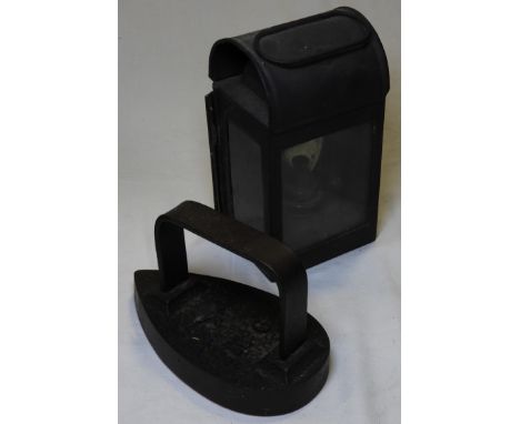 FLAT IRON & CANDLE LAMP   