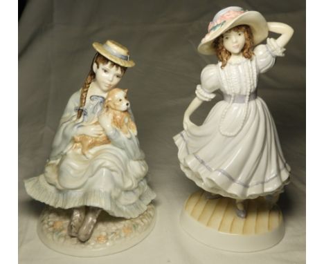 COALPORT BEST FRIENDS & ROYAL WORCESTER GRANDMAS BONNET FIGURES   