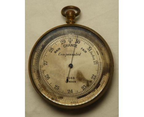 ROSS LONDON POCKET BAROMETER   