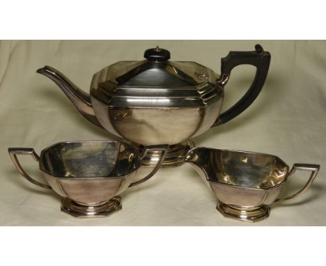 PLATED 3 PIECE TEA SERVICE   