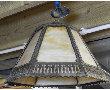 MARBLED CEILING LIGHT SHADE  