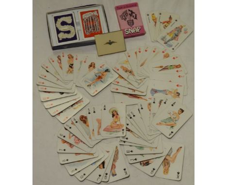 RAF COMPACT & 3 PACKS PLAYING CARDS   