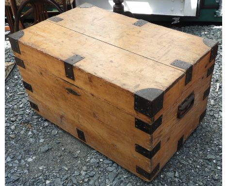 METAL BOUND TRUNK   