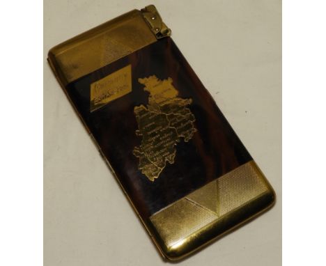 GERMANY BRITISH ZONE CIGARETTE  CASE & LIGHTER   