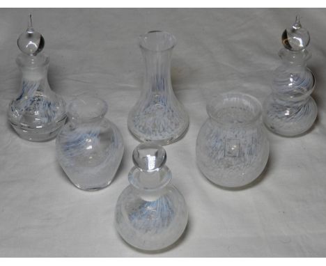 6 PIECES CAITHNESS GLASS   