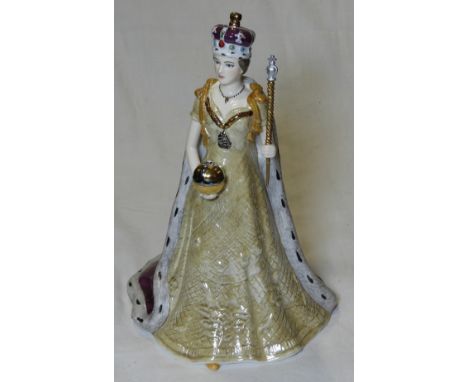 SPODE FIGURE QUEEN ELIZABETH II LT ED DIAMOND JUBILEE 2012     