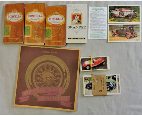 Mixed sets/large part sets with 'Black Cat's, Vintage Cars, various Doncella 5 sets including M.G. Marques