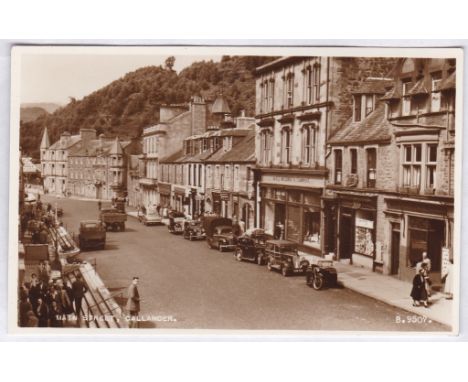 Scotland - RP Callender Main Street, Vintage cars and trucks activity