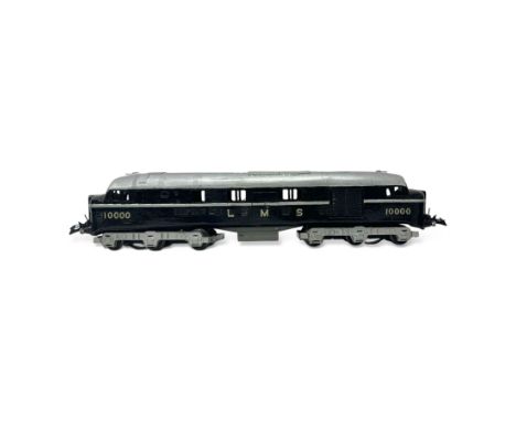 Kit built 0 gauge  D16/1 Class diesel locomotive no. 10000, in LMS black and silver liveryCondition Report:In train box, not 