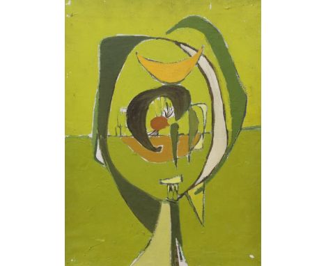 After Graham Sutherland, oil on canvas, Abstract, 52 x 39cm, unframed
