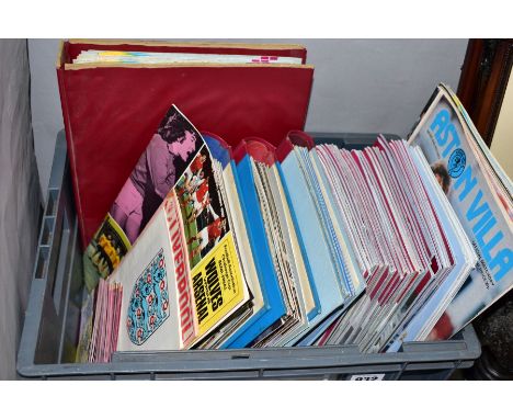 ASTON VILLA PROGRAMMES, some in binders, seasons 1974-75 to 1977-78 (binders), seasons 1978-79 to 2007-08 (loose and incomple