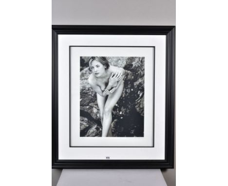 JOHN SWANNELL (BRITISH 1946) 'DASHA IN CUMBRIA, SERIES NO 2' an artist proof gaclee photographic print of a nude female 2/30,