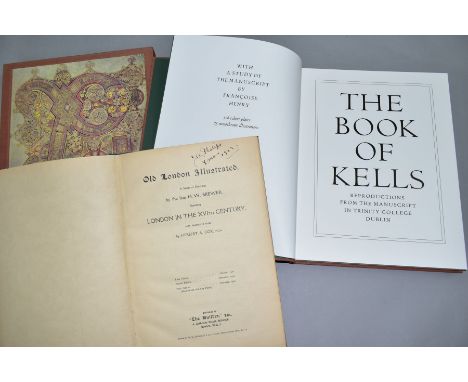 'THE BOOK OF KELLS' reproduction from the manuscript in Trinity College Dublin, published by Thames and Hudson 1988, hardback