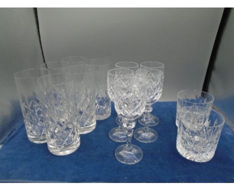 Quantity of glassware to include cut glass, vintage glass etc